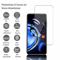 Xiaomi Redmi Note 11SE 6.5" (non compatible avec Xiaomi Redmi Note 11S 6.43"/ Note 11S 5G 6.6"): 1 Film Protection d'écran en verre d'aluminium super résistant 9H, définition HD, anti-rayures, anti-empreintes digitales