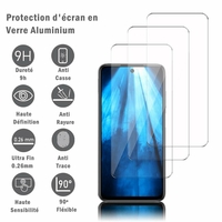 Xiaomi Redmi 10 Prime 6.5" 21061119BI (non compatible Xiaomi Redmi 10) [Les Dimensions EXACTES du telephone: 161.2 x 75.6 x 9.6 mm]: 3 Films Protection d'écran en verre d'aluminium super résistant 9H, définition HD, anti-rayures, anti-empreintes digita