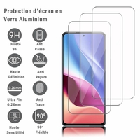 Xiaomi Redmi K40/ K40 Pro/ K40 Pro+ Plus/ K40 Ultra 6.67" M2012K11C M2012K11AC: 3 Films Protection d'écran en verre d'aluminium super résistant 9H, définition HD, anti-rayures, anti-empreintes digitales