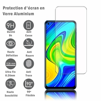 Xiaomi Redmi Note 9 6.53" M2003J15SC M2003J15SG M2003J15SS (non compatible Xiaomi Redmi Note 9S/ 9 Pro/ Pro Max 6.67") [Les Dimensions EXACTES du telephone: 162.3 x 77.2 x 8.9 mm]: 1 Film Protection d'écran en verre d'aluminium super résistant 9H, défi