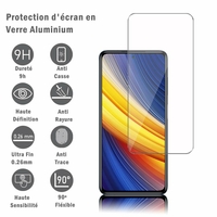 Xiaomi Poco X3 Pro 6.67" M2102J20SG M2102J20SI [Les Dimensions EXACTES du telephone: 165.3 x 76.8 x 9.4 mm]: 1 Film Protection d'écran en verre d'aluminium super résistant 9H, définition HD, anti-rayures, anti-empreintes digitales