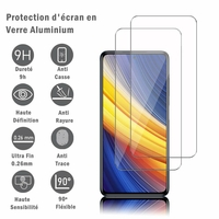 Xiaomi Poco X3 Pro 6.67" M2102J20SG M2102J20SI [Les Dimensions EXACTES du telephone: 165.3 x 76.8 x 9.4 mm]: 2 Films Protection d'écran en verre d'aluminium super résistant 9H, définition HD, anti-rayures, anti-empreintes digitales