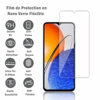Huawei Enjoy 50z 6.52" EVE-AL00: 1 Film Protection d'écran en Verre Nano Fléxible, Dureté 9H Inrayable Incassable Invisible Ultra Résistant