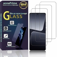 Xiaomi 13 Pro 6.73" (non compatible avec Xiaomi 13 6.36"): Lot / Pack de 3 Films de protection d'écran Verre Trempé