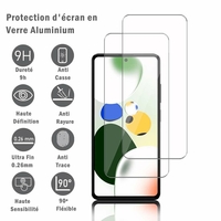 Xiaomi Redmi Note 12 Pro Speed 6.67" (non compatible avec Xiaomi Redmi Note 12 Pro): 2 Films Protection d'écran en verre d'aluminium super résistant 9H, définition HD, anti-rayures, anti-empreintes digitales