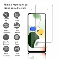Xiaomi Redmi Note 12 Pro Speed 6.67" (non compatible avec Xiaomi Redmi Note 12 Pro): 2 Films Protection d'écran en Verre Nano Fléxible, Dureté 9H Inrayable Incassable Invisible Ultra Résistant