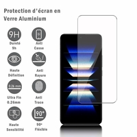 Xiaomi Redmi K60 6.67" (non compatible avec Xiaomi Redmi K60 Pro/ K60E): 1 Film Protection d'écran en verre d'aluminium super résistant 9H, définition HD, anti-rayures, anti-empreintes digitales