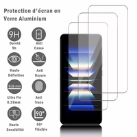 Xiaomi Redmi K60 6.67" (non compatible avec Xiaomi Redmi K60 Pro/ K60E): 3 Films Protection d'écran en verre d'aluminium super résistant 9H, définition HD, anti-rayures, anti-empreintes digitales