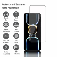Xiaomi Redmi K60E 6.67" (non compatible avec Xiaomi Redmi K60 Pro/ K60): 1 Film Protection d'écran en verre d'aluminium super résistant 9H, définition HD, anti-rayures, anti-empreintes digitales