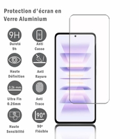 Xiaomi Redmi K60 Pro 6.67" (non compatible avec Xiaomi Redmi K60/ K60E): 1 Film Protection d'écran en verre d'aluminium super résistant 9H, définition HD, anti-rayures, anti-empreintes digitales