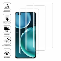 Honor Magic4 Pro 6.81" LGE-NX9 LGE-N49B LGE-N19B LGE-AN10 GBD-NX9: Lot/ Pack de 3 Films en Verre Trempé Bord Incurvé Resistant