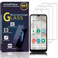 Doro 8100 4G/ Doro 8100 Plus 4G 6.09": Lot / Pack de 3 Films de protection d'écran Verre Trempé