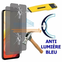 Vivo Y76 5G/ Vivo Y76s 5G 6.58" V2124 V2156A: Lot/ Pack de 2 Films Écran Verre Trempé Anti Lumière Bleu