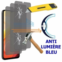 Vivo Y76 5G/ Vivo Y76s 5G 6.58" V2124 V2156A: Lot/ Pack de 3 Films Écran Verre Trempé Anti Lumière Bleu