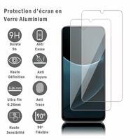 Blackview A95 6.53": 2 Films Protection d'écran en verre d'aluminium super résistant 9H, définition HD, anti-rayures, anti-empreintes digitales