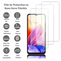 Blackview Oscal C80 6.5": 3 Films Protection d'écran en Verre Nano Fléxible, Dureté 9H Inrayable Incassable Invisible Ultra Résistant