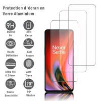 OnePlus Nord 2 5G 6.43" DN2101 DN2103 [Les Dimensions EXACTES du telephone: 158.9 x 73.2 x 8.3 mm]: 3 Films Protection d'écran en verre d'aluminium super résistant 9H, définition HD, anti-rayures, anti-empreintes digitales