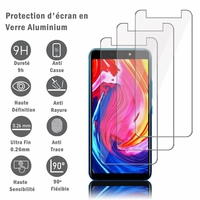 ITEL A56/ A56 Pro 6.0" [Dimensions du téléphone: 149 x 72.4 x 9.1 mm]: 3 Films Protection d'écran en verre d'aluminium super résistant 9H, définition HD, anti-rayures, anti-empreintes digitales