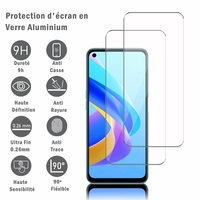 Oppo A36/ Oppo A76 6.56" PESM10 CPH2375 [Les Dimensions EXACTES du telephone: 164.4 x 75.7 x 8.4 mm]: 2 Films Protection d'écran en verre d'aluminium super résistant 9H, définition HD, anti-rayures, anti-empreintes digitales