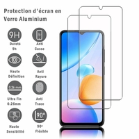 Xiaomi Redmi 11 Prime 5G 6.58" (non compatible avec Xiaomi Redmi 11 Prime 4G): 2 Films Protection d'écran en verre d'aluminium super résistant 9H, définition HD, anti-rayures, anti-empreintes digitales