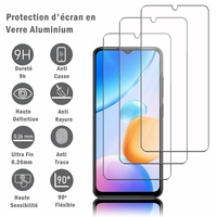 Xiaomi Redmi 11 Prime 5G 6.58" (non compatible avec Xiaomi Redmi 11 Prime 4G): 3 Films Protection d'écran en verre d'aluminium super résistant 9H, définition HD, anti-rayures, anti-empreintes digitales