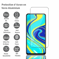 Xiaomi Redmi Note 9S/ Note 9 Pro/ Note 9 Pro Max 6.67" M2003J6A1G M2003J6A1I M2003J6B2G M2003J6B1I (non compatible Xiaomi Redmi Note 9 6.53"): 1 Film Protection d'écran en verre d'aluminium super résistant 9H, définition HD, anti-rayures, anti-empreint