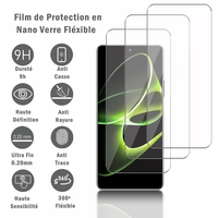 Honor X40 GT 6.81" ADT-AN00 (non compatible avec Honor X40 6.67"): 3 Films Protection d'écran en Verre Nano Fléxible, Dureté 9H Inrayable Incassable Invisible Ultra Résistant
