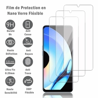 Realme 10s 5G 6.6" (non compatible avec Realme 10 4G 6.4"): 3 Films Protection d'écran en Verre Nano Fléxible, Dureté 9H Inrayable Incassable Invisible Ultra Résistant