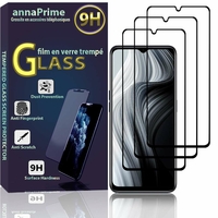 Realme V20 6.5" RMX3611: Lot / Pack de 3 Films de protection d'écran Verre Trempé