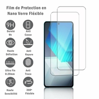 vivo iQOO Neo7 SE/ Neo7 Racing/ Neo7 Speed 6.78" V2238A V2232A: 2 Films Protection d'écran en Verre Nano Fléxible, Dureté 9H Inrayable Incassable Invisible Ultra Résistant