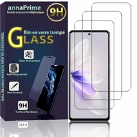 Vivo S16e 6.62" V2239A (non compatible avec Vivo S16/ S16 Pro): Lot / Pack de 3 Films de protection d'écran Verre Trempé