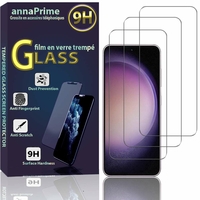 Samsung Galaxy S23 6.1" SM-S911B S911B/DS S911U S911U1 S911W(non compatible avec Galaxy S23+ Plus 6.6"/ S23 Ultra 6.8"): Lot / Pack de 3 Films de protection d'écran Verre Trempé