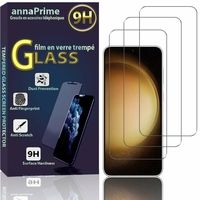 Samsung Galaxy S23+ Plus 6.6" SM-S916B S916B/DS S916U S916U1 S916W (non compatible avec Galaxy S23 6.1"/ S23 Ultra 6.8"): Lot / Pack de 3 Films de protection d'écran Verre Trempé