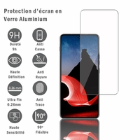 Motorola ThinkPhone 6.6": 1 Film Protection d'écran en verre d'aluminium super résistant 9H, définition HD, anti-rayures, anti-empreintes digitales
