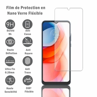 Motorola Moto G Play (2021) 6.5": 1 Film Protection d'écran en Verre Nano Fléxible, Dureté 9H Inrayable Incassable Invisible Ultra Résistant