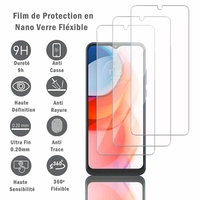 Motorola Moto G Play (2021) 6.5": 3 Films Protection d'écran en Verre Nano Fléxible, Dureté 9H Inrayable Incassable Invisible Ultra Résistant