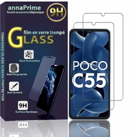 Xiaomi Poco C55 6.71": Lot / Pack de 2 Films de protection d'écran Verre Trempé