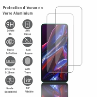 Xiaomi Poco X5 6.67" 22111317PG (non compatible avec Xiaomi Poco X5 Pro): 2 Films Protection d'écran en verre d'aluminium super résistant 9H, définition HD, anti-rayures, anti-empreintes digitales