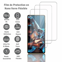Xiaomi Poco X5 Pro 6.67" 22101320G 22101320I (non compatible avec Xiaomi Poco X5): 3 Films Protection d'écran en Verre Nano Fléxible, Dureté 9H Inrayable Incassable Invisible Ultra Résistant