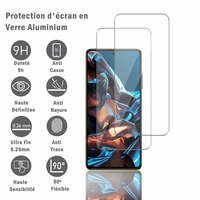 Xiaomi Poco X5 Pro 6.67" 22101320G 22101320I (non compatible avec Xiaomi Poco X5): 2 Films Protection d'écran en verre d'aluminium super résistant 9H, définition HD, anti-rayures, anti-empreintes digitales