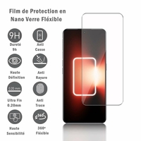 Realme GT Neo 5/ GT Neo 5 240W 6.74" RMX3706 RMX3708: 1 Film Protection d'écran en Verre Nano Fléxible, Dureté 9H Inrayable Incassable Invisible Ultra Résistant