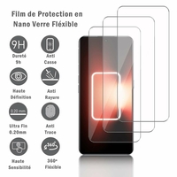 Realme GT Neo 5/ GT Neo 5 240W 6.74" RMX3706 RMX3708: 3 Films Protection d'écran en Verre Nano Fléxible, Dureté 9H Inrayable Incassable Invisible Ultra Résistant