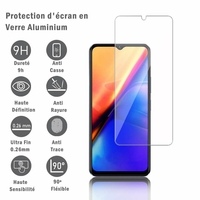 Vivo Y56 5G 6.58" V2225: 1 Film Protection d'écran en verre d'aluminium super résistant 9H, définition HD, anti-rayures, anti-empreintes digitales