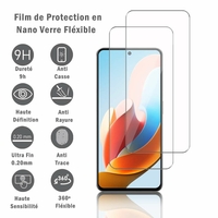 ZTE Voyage 40 Pro+ Plus 6.67" 9042N: 2 Films Protection d'écran en Verre Nano Fléxible, Dureté 9H Inrayable Incassable Invisible Ultra Résistant