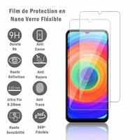 Ulefone Note 14 6.52": 2 Films Protection d'écran en Verre Nano Fléxible, Dureté 9H Inrayable Incassable Invisible Ultra Résistant