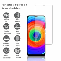Ulefone Note 14 6.52": 1 Film Protection d'écran en verre d'aluminium super résistant 9H, définition HD, anti-rayures, anti-empreintes digitales