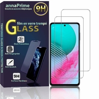 Samsung Galaxy M54 5G 6.7" SM-M546B SM-M546B/DS: Lot / Pack de 2 Films de protection d'écran Verre Trempé