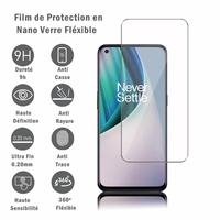 OnePlus Nord N10 5G 6.49" BE2029 BE2025 BE2026 BE2028 (non compatible OnePlus Nord 6.44"/ Nord N100 6.52"): 1 Film Protection d'écran en Verre Nano Fléxible, Dureté 9H Inrayable Incassable Invisible Ultra Résistant