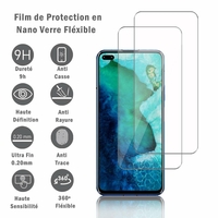 Huawei Honor V30/ Honor View30 6.57" OXF-AN00 [Les Dimensions EXACTES du telephone: 162.7 x 75.8 x 8.9 mm]: 2 Films Protection d'écran en Verre Nano Fléxible, Dureté 9H Inrayable Incassable Invisible Ultra Résistant