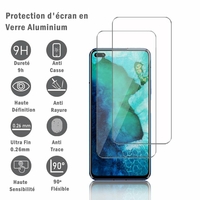 Huawei Honor V30/ Honor View30 6.57" OXF-AN00 [Les Dimensions EXACTES du telephone: 162.7 x 75.8 x 8.9 mm]: 2 Films Protection d'écran en verre d'aluminium super résistant 9H, définition HD, anti-rayures, anti-empreintes digitales